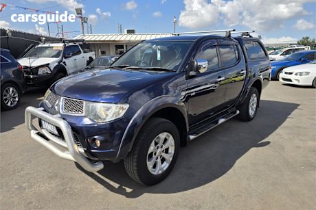 Blue 2010 Mitsubishi Triton Double Cab Utility Glx-R (4X4)
