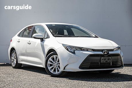 White 2024 Toyota Corolla Sedan Ascent Sport