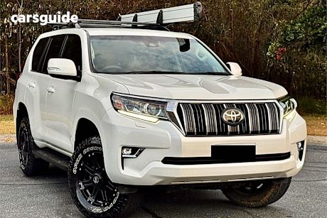 White 2018 Toyota Landcruiser Prado Wagon Gxl (4X4)