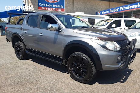 Grey 2017 Mitsubishi Triton Dual Cab Utility Gls (4X4)