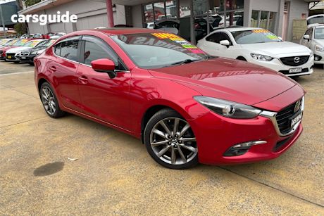Red 2016 Mazda 3 Sedan Sp25 Astina