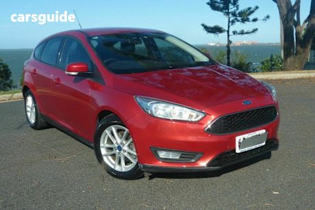Red 2016 Ford Focus Hatchback Trend