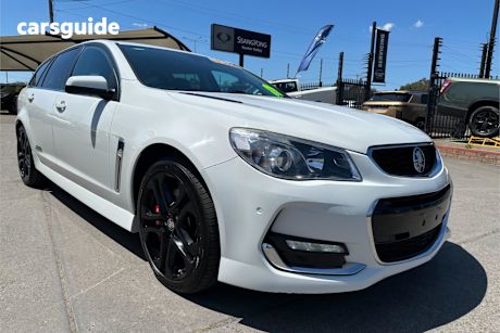 White 2016 Holden Commodore Sportswagon Ss-V Redline