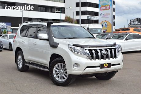 White 2014 Toyota Landcruiser Prado SUV KAKADU 4X4