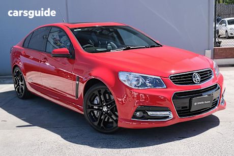 Red 2015 Holden Commodore Sedan Ss-V Redline