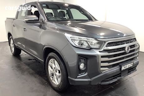 Grey 2022 Ssangyong Musso Crew Cab Pickup Elx