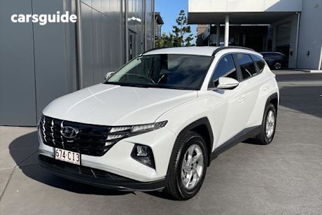 White 2021 Hyundai Tucson Wagon (Fwd)