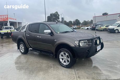 Brown 2013 Mitsubishi Triton Double Cab Utility Glx-R (4X4)