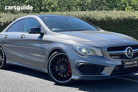 Grey 2015 Mercedes-Benz CLA45 Coupe Amg