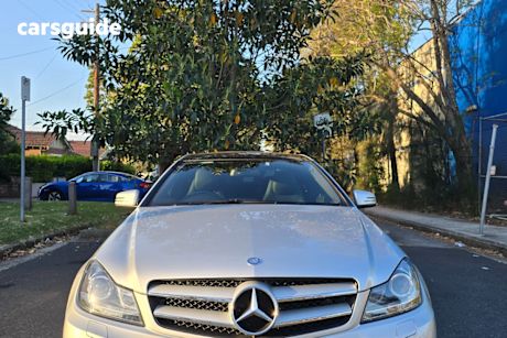 Silver 2014 Mercedes-Benz C250 Coupe Cdi