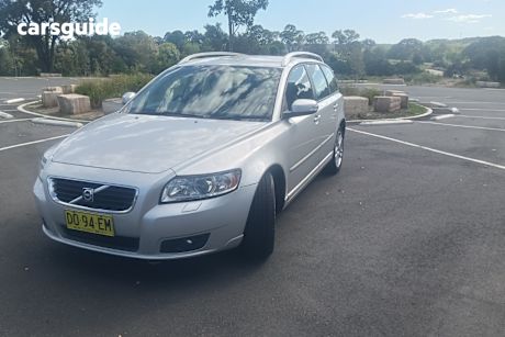 Silver 2009 Volvo V50 Wagon T5 Awd