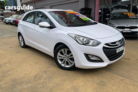 White 2014 Hyundai I30 Hatchback Trophy