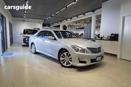 Silver 2008 Toyota Crown Sedan HYBRID GWS204 (ZX001376)