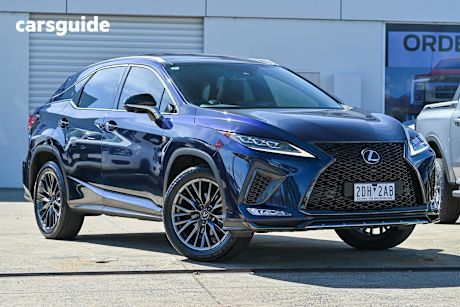 Blue 2020 Lexus RX300 Wagon F Sport