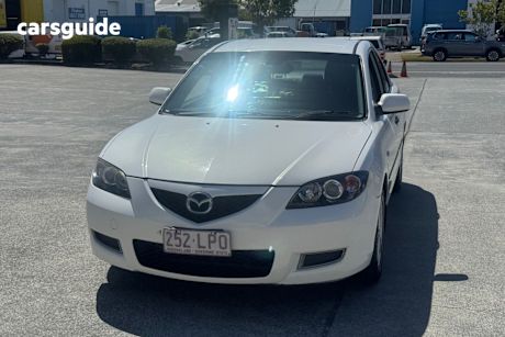 White 2008 Mazda 3 Sedan Neo Sport