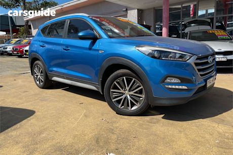 Blue 2017 Hyundai Tucson Wagon Active X (Fwd)