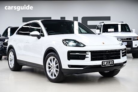 White 2024 Porsche Cayenne Coupe
