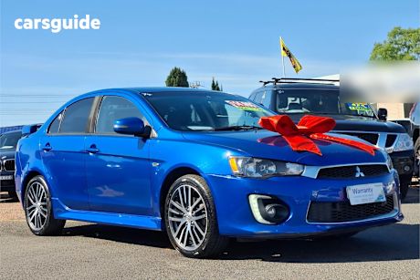 Blue 2016 Mitsubishi Lancer Sedan Es Sport