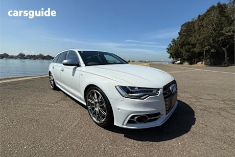 White 2013 Audi S6 Sedan 4.0 Tfsi Le
