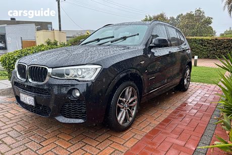 Black 2016 BMW X3 Wagon Xdrive 20D