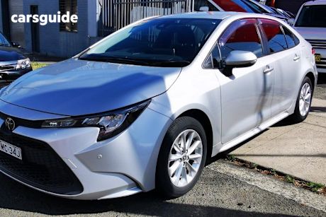 Silver 2020 Toyota Corolla Sedan SX F