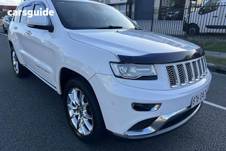 White 2014 Jeep Grand Cherokee Wagon Summit (4X4)