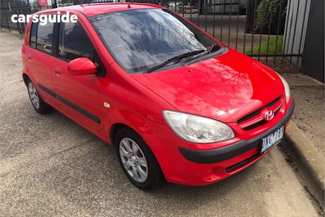 Red 2006 Hyundai Getz Hatchback 1.6