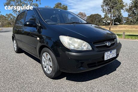 Black 2010 Hyundai Getz Hatchback S