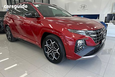 Red 2022 Hyundai Tucson Wagon Elite N Line (Awd)