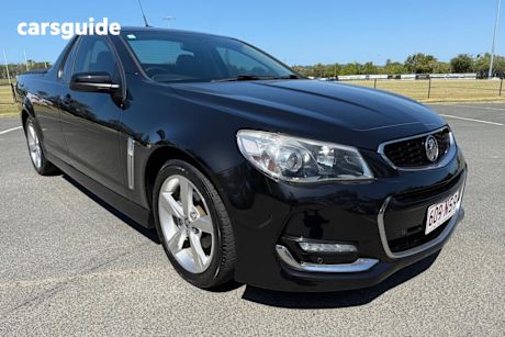 Black 2016 Holden Commodore Ute Tray SV6