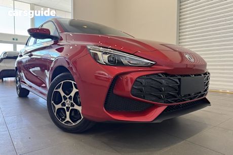 Red 2025 MG MG3 Hatchback Essence Hybrid+