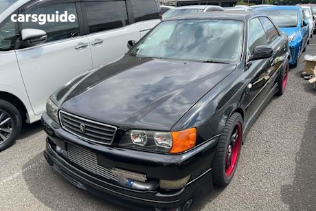 Black 1996 Toyota Chaser Sedan TOURER V R