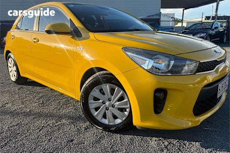 Yellow 2018 Kia RIO Hatchback S