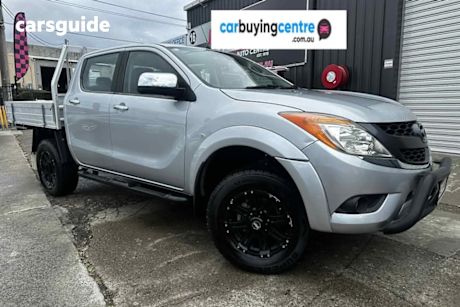 Silver 2014 Mazda BT-50 Dual Cab Utility Gt (4X4)
