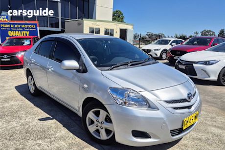 Silver 2007 Toyota Yaris Sedan Yrs
