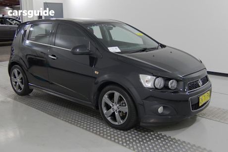 Black 2014 Holden Barina Sedan Cdx