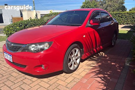 Red 2008 Subaru Impreza Hatchback Rs (Awd)