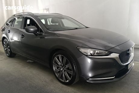 Grey 2018 Mazda 6 Wagon Gt