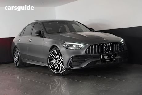 Grey 2024 Mercedes-Benz C43 Sedan 4Matic Mhev