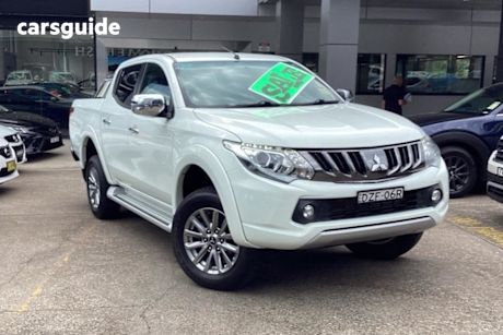 White 2018 Mitsubishi Triton Dual Cab Utility Gls (4X4)