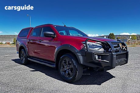 Red 2024 Isuzu D-MAX Crew Cab Utility X-Terrain (4X4)