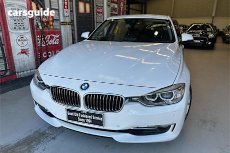 White 2015 BMW 320I Sedan Luxury Line