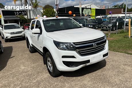 White 2018 Holden Colorado Crew Cab Pickup Ls (4X2)