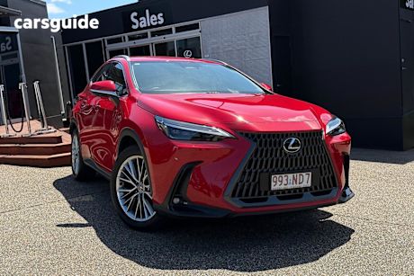 Red 2024 Lexus NX350H Wagon Sports Luxury Hybrid Awd