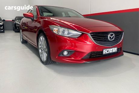 Red 2013 Mazda 6 Sedan Gt
