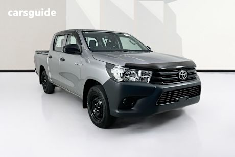 Silver 2022 Toyota Hilux Double Cab Pick Up Workmate (4X2)