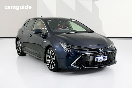 Blue 2021 Toyota Corolla Hatchback Zr Hybrid