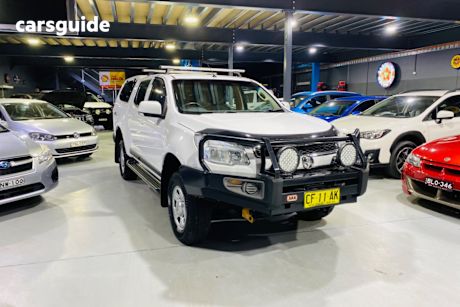 White 2016 Holden Colorado Crew Cab Chassis Ls (4X4)
