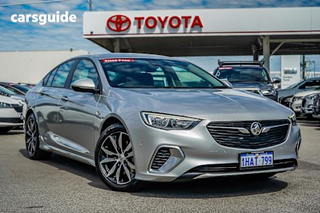 Silver 2018 Holden Commodore Liftback Rs