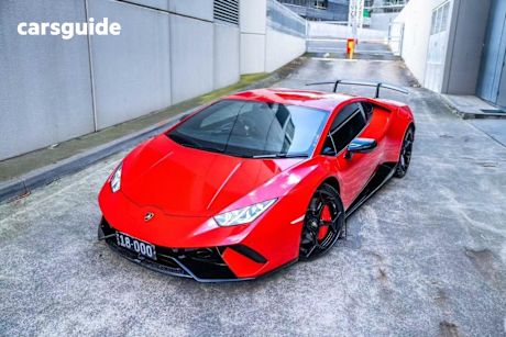 Black 2018 Lamborghini Huracan Coupe Performante